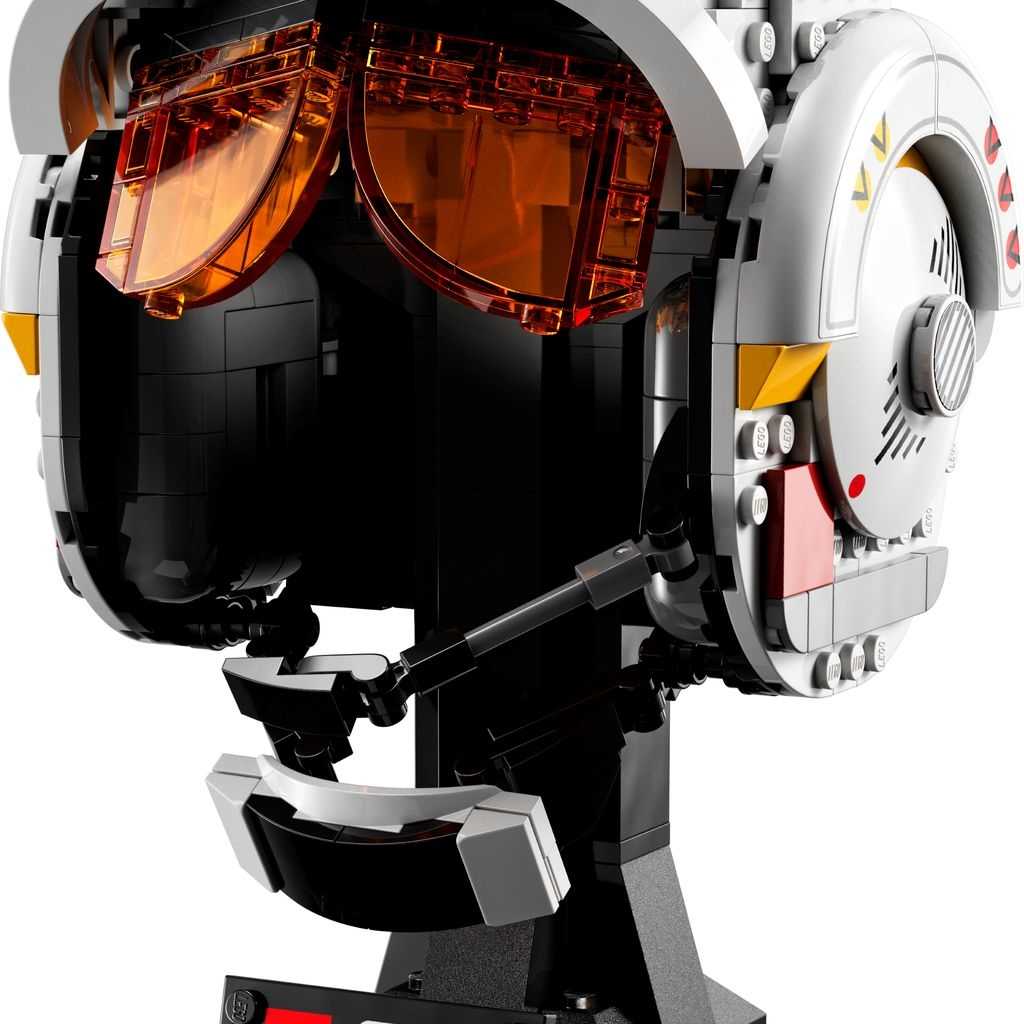 Star Wars Lego Casco de Luke Skywalker Edades 18+ # 75327 Artículo 675 Piezas Rojo Cinco | FKS-965107